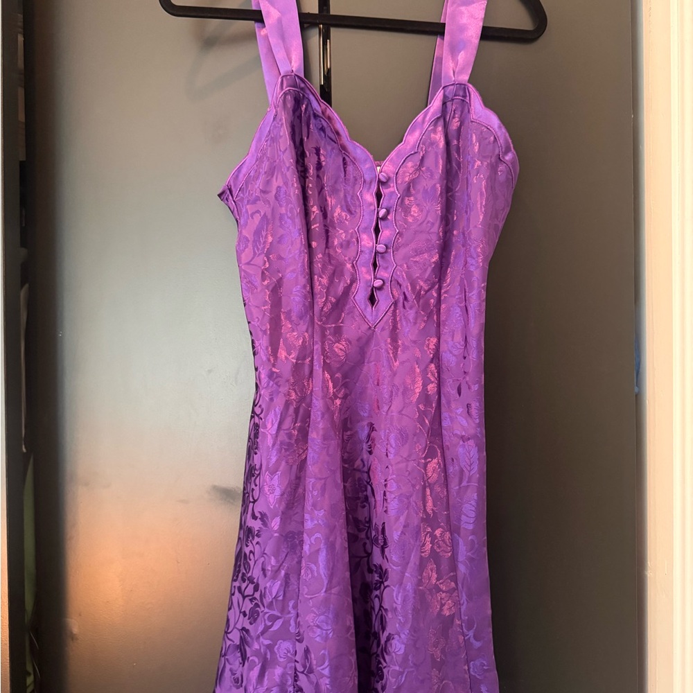Lavish Purple Lace Chemise